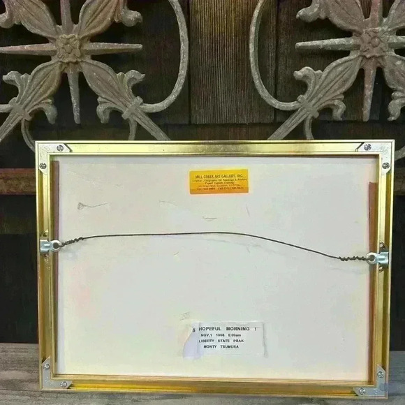 Original framed photograph of the Twin Towers and NYC skyline dated 11/1/1998. - Picture 2 of 4